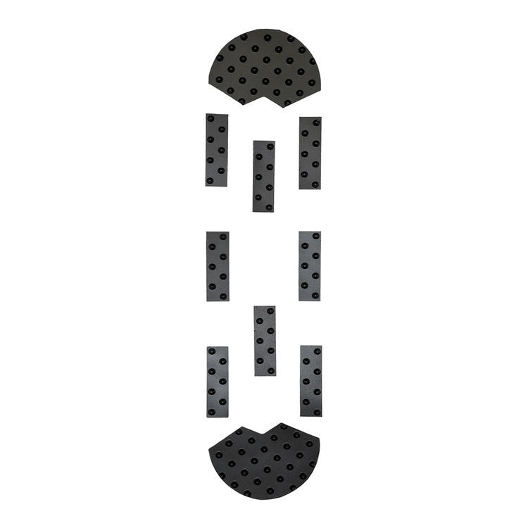 Xtreme Snowskate Griptape Pack (10 Piece) - Black