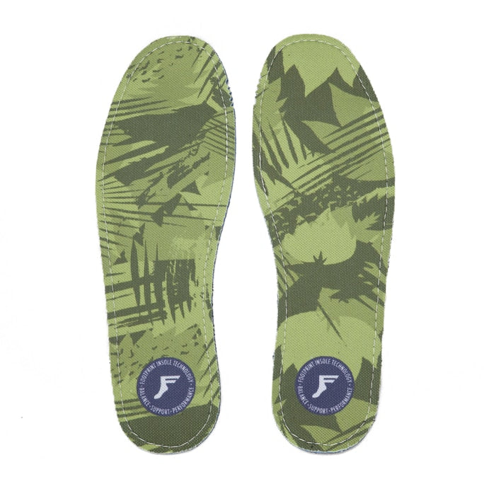 FP Yellow/Green 3.5mm Low Profile Kingfoam Insoles