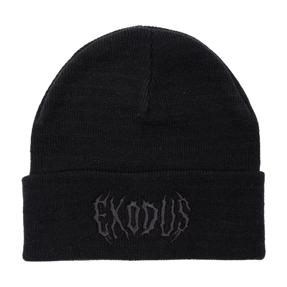 Black/Black Metal Exodus Clean Cuff Beanie