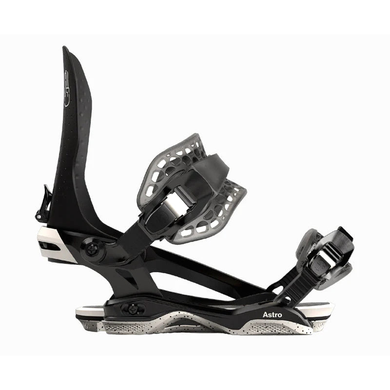 Black Astro 2023 Bataleon Asymwrap Snowboard Bindings