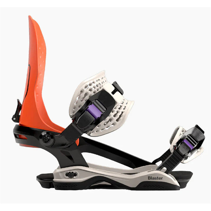 Orange 2023 Blaster Asymwrap  Bataleon Snowboard Bindings Side