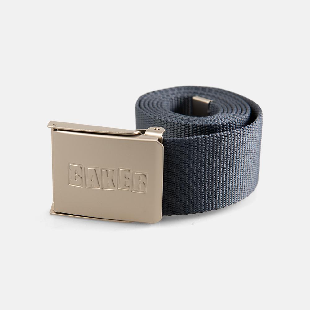 Navy Brand Logo Baker Skateboards Web Belt