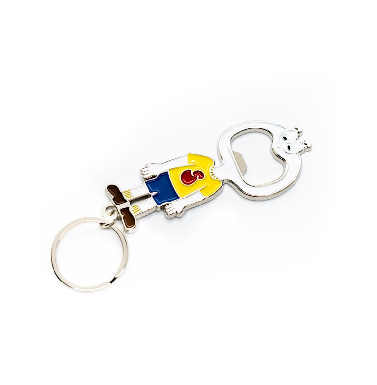 Bottle Chomper Smooth18 Keychain