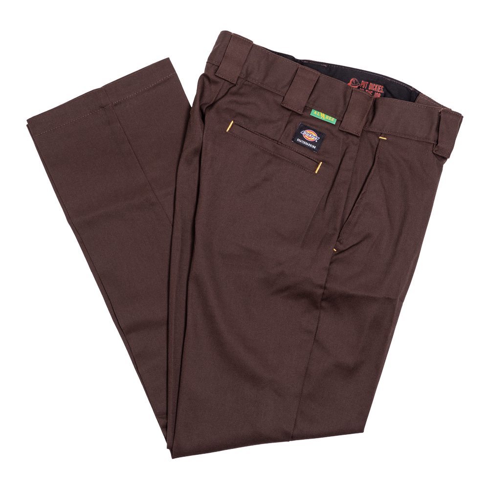 Chocolate Brown Vincent Alvarez Regular Fit Dickies Work Pants