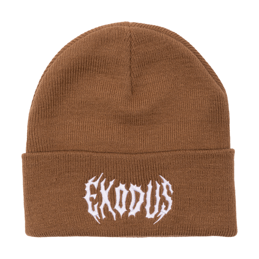 Exodus Metal Cuff Beanie - Camel