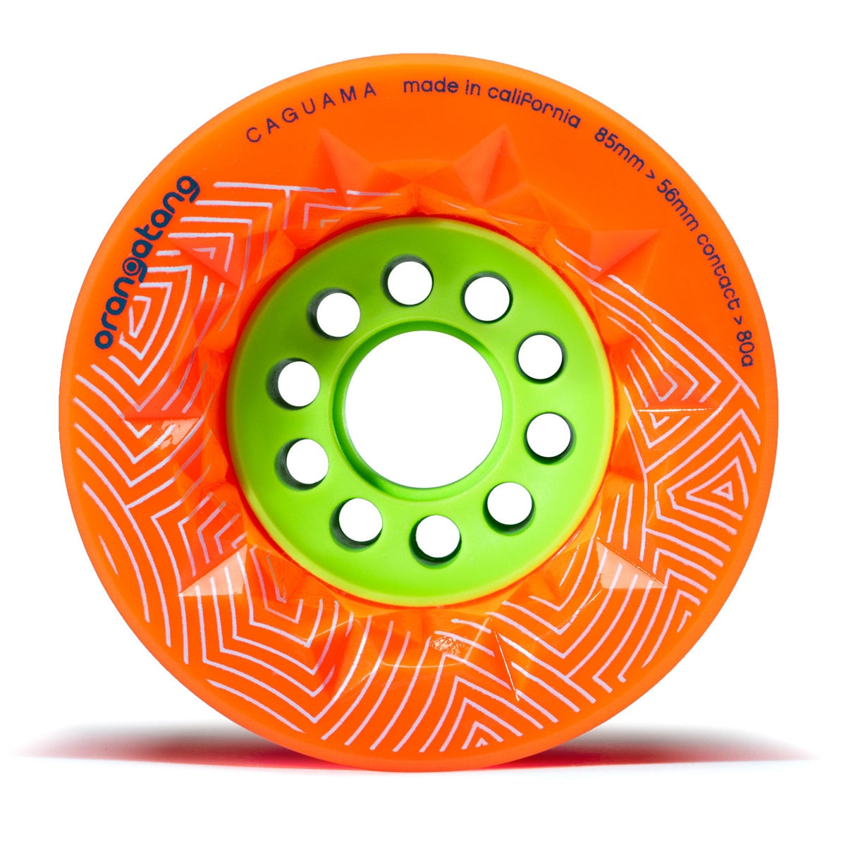 Orangatang 80a Orange Caguama Longboard Wheels (Blems)