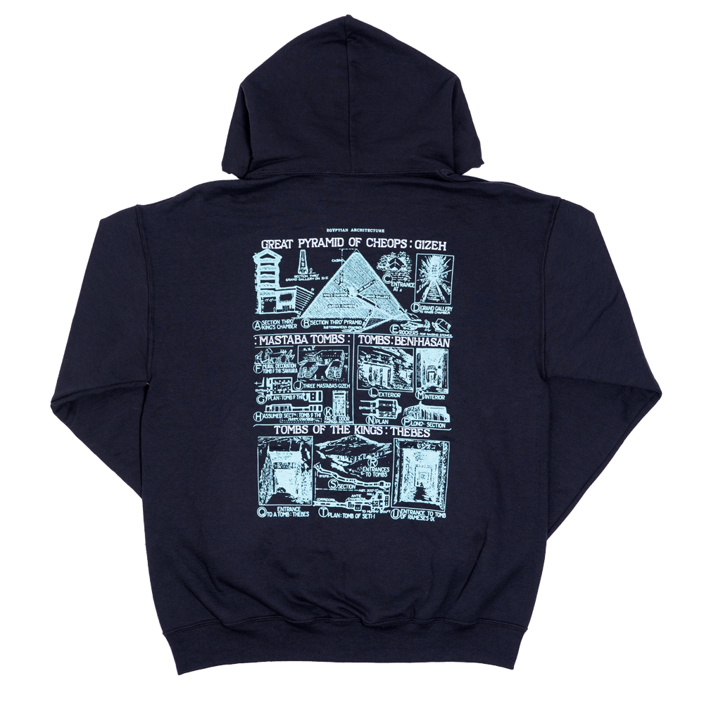 Black Cheops Theories Brand Hoodie Back