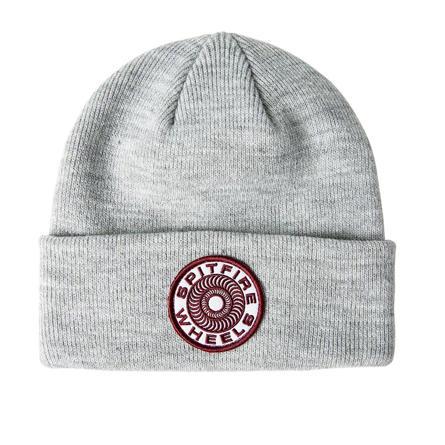 Spitfire Classic 87' Swirl Cuff Beanie -Heather Grey