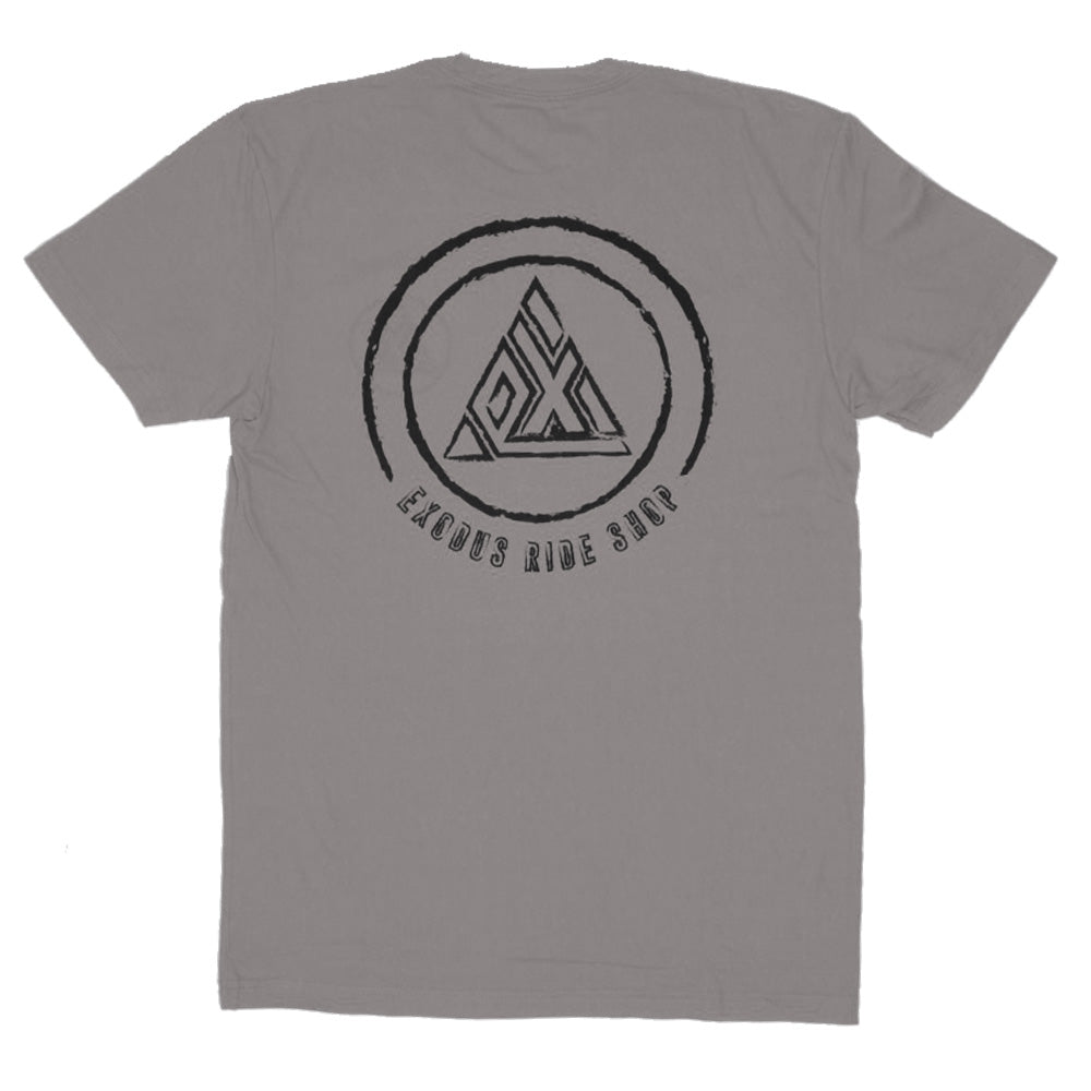 Exodus Distressed Tee - Warm Grey