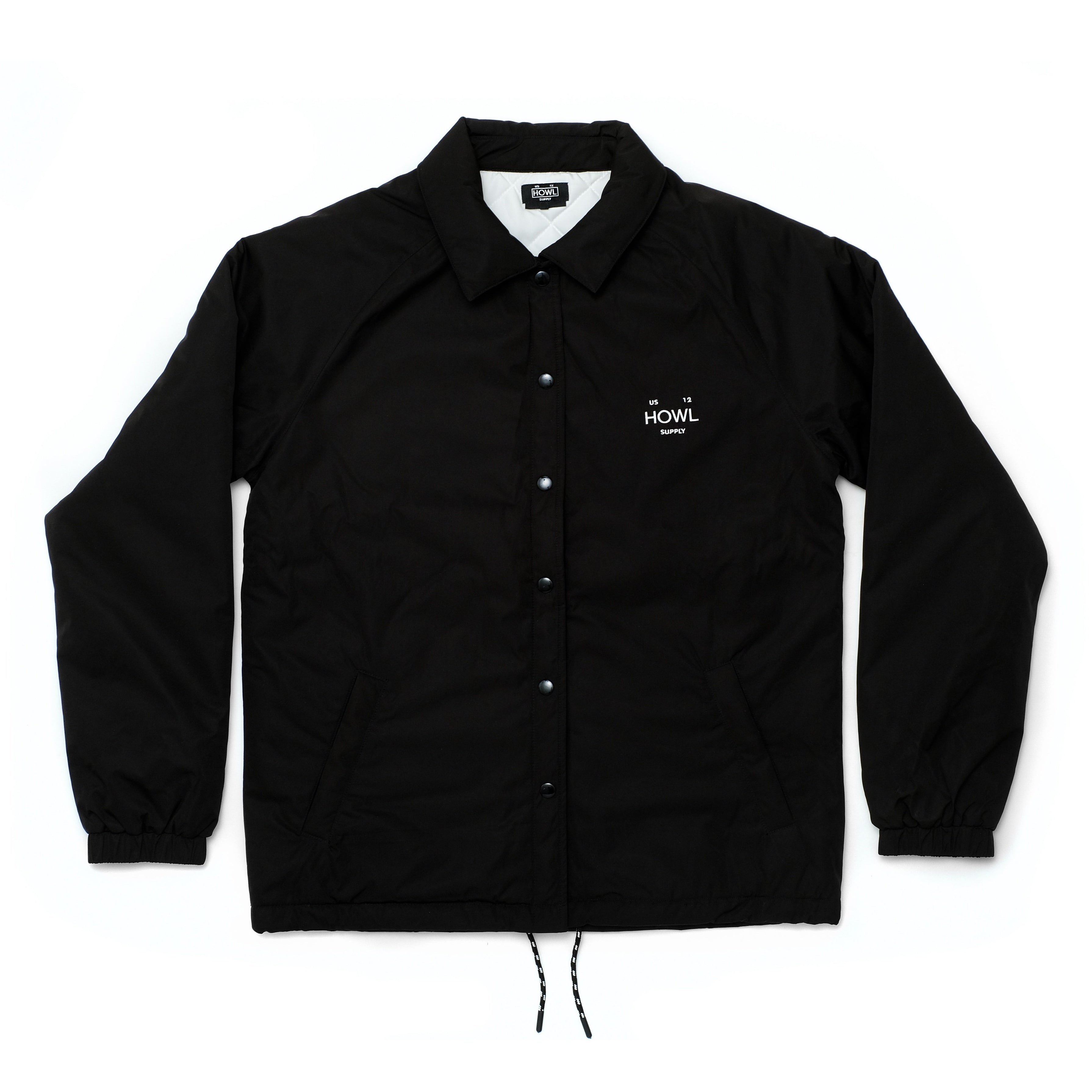 Black Premium Howl Coaches Jacket