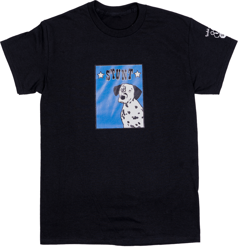 Black Stunt365 Dalmatian Tee