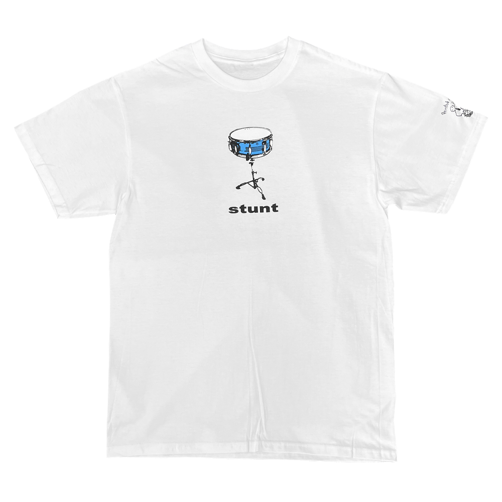 White Stunt 365 Drum Kit Tee