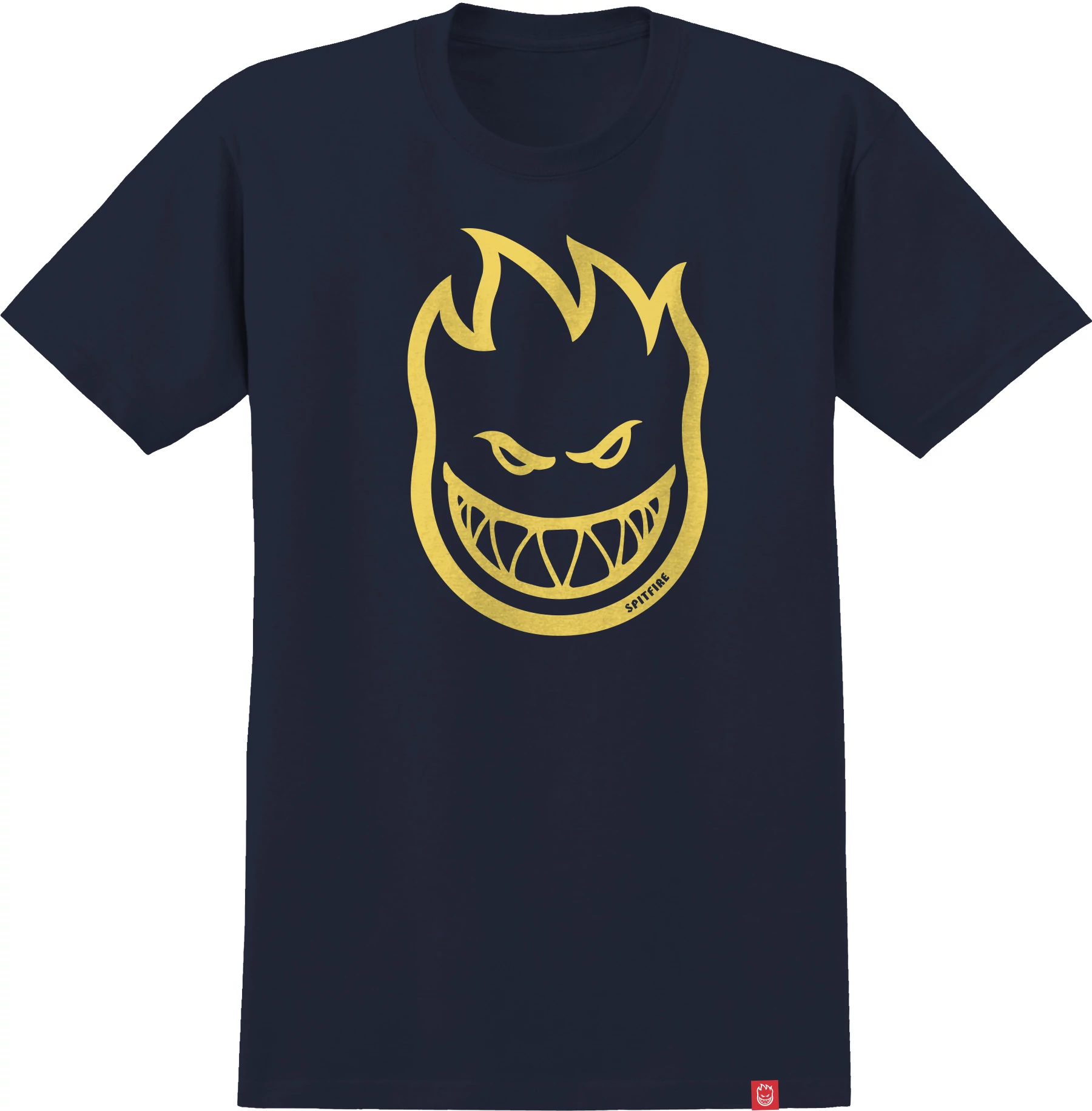 Navy/Yellow Bighead Spitfire Wheels T-Shirt