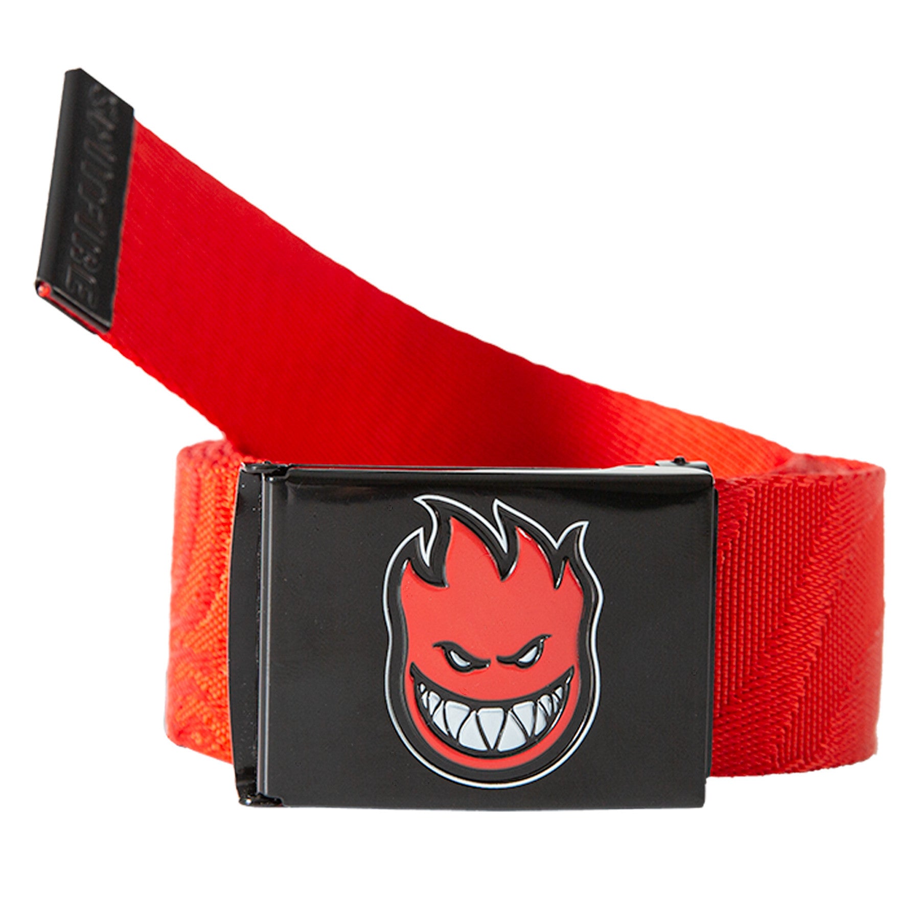 Red Jacquard Spitfire Bighead Web Belt