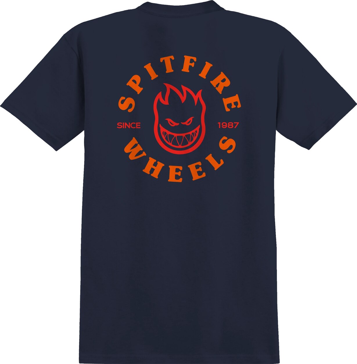 Spitfire Bighead Classic Tee - Navy/Red