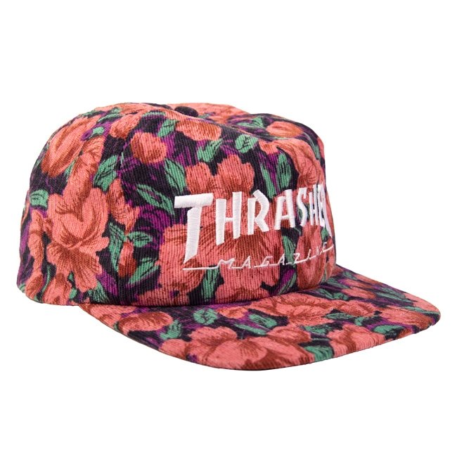 Thrasher Pink Floral Mag Logo Snapback