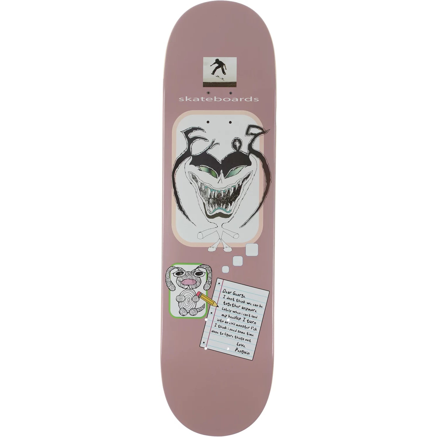 Dear George Frog Skateboard Deck