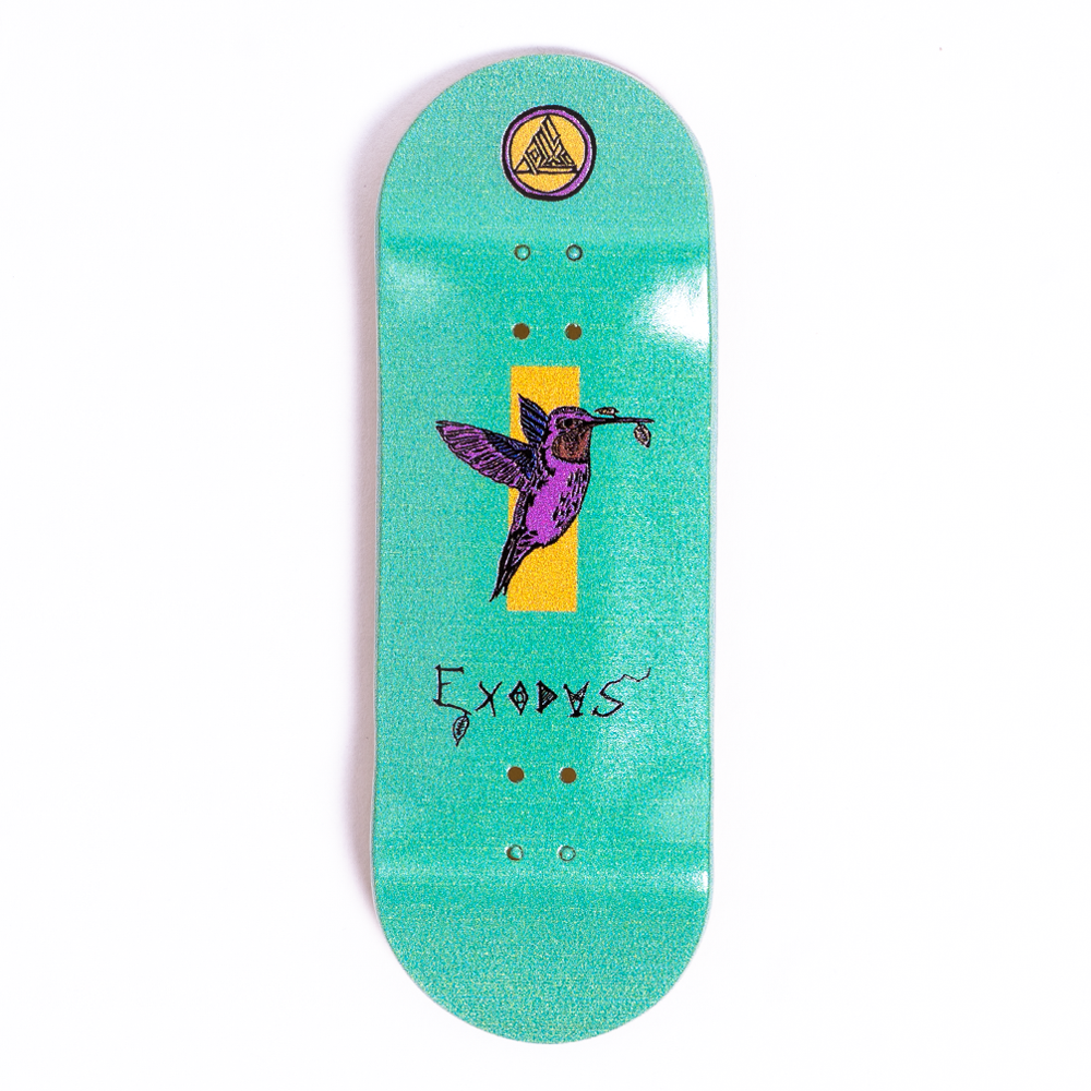 Mint Anoixi Exodus Bird Fingerboard Deck