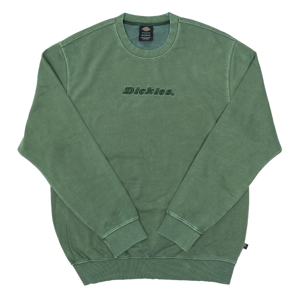 Pine Pigment Washed Jake Hayes Dickies Skateboarding Crewneck