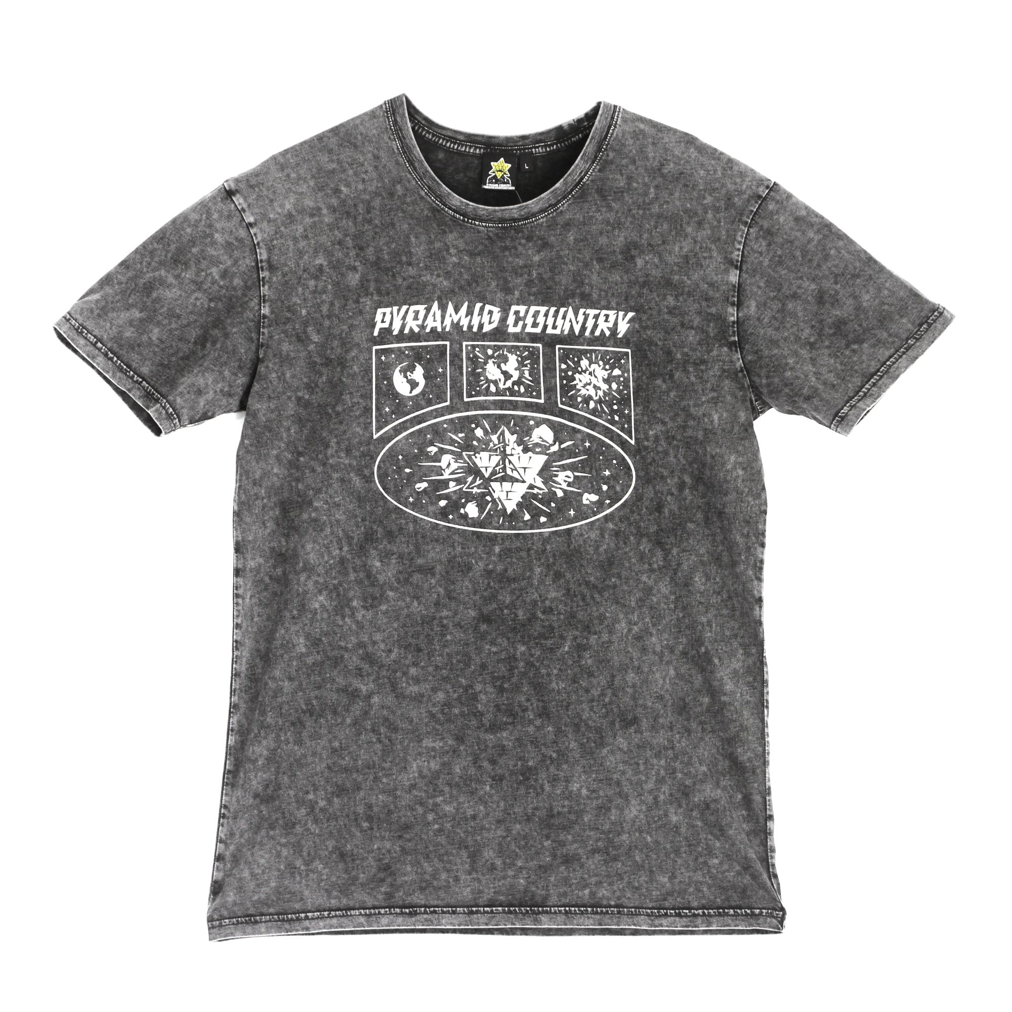 Stonewash Break Through Pyramid Country T-Shirt