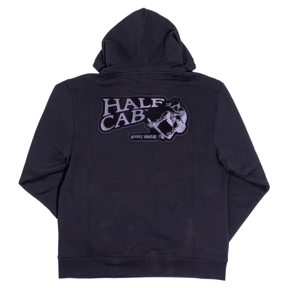 Black 30th Half Cab Fleece Vans Hoodie Back