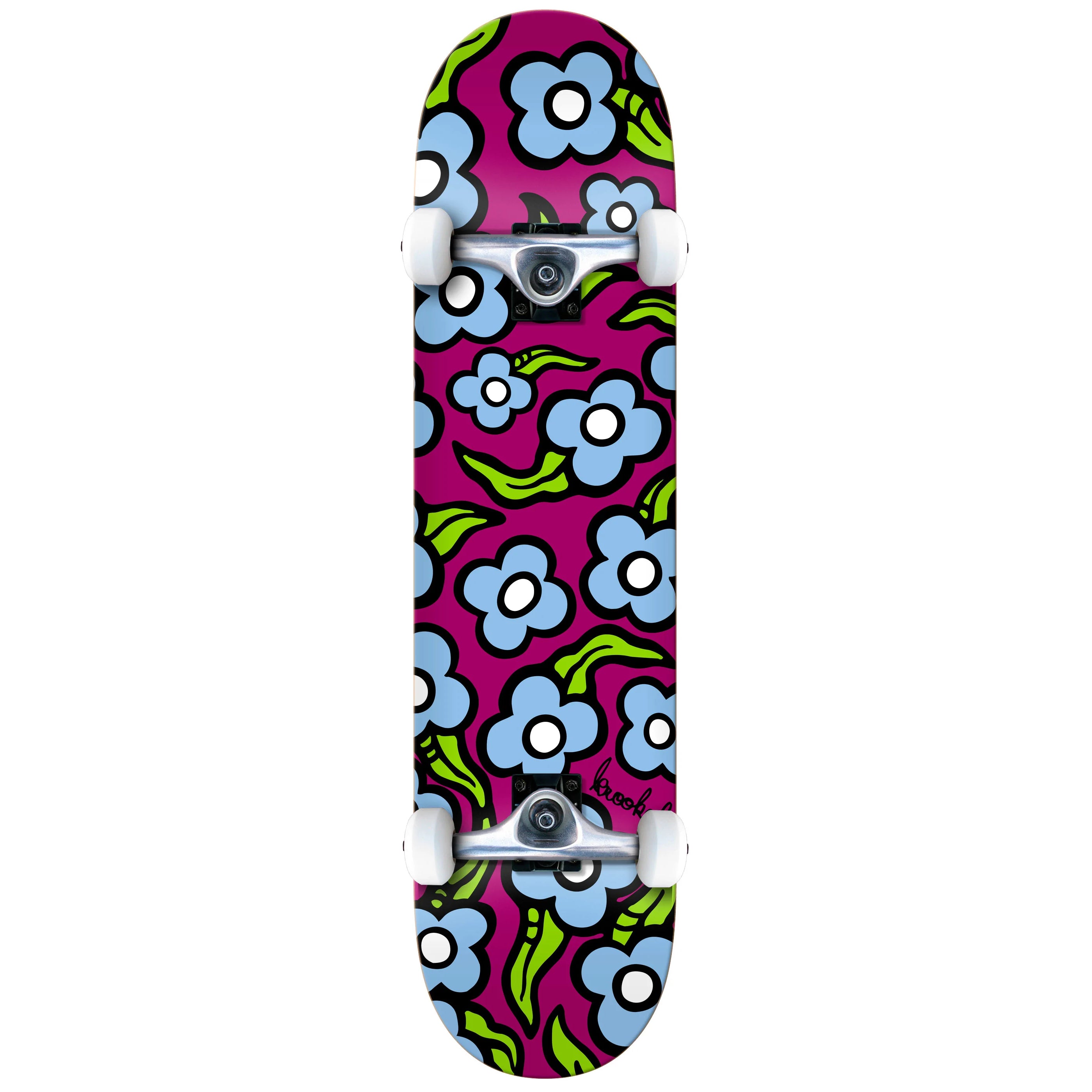 Wild Style Medium Size Krooked Complete Skateboard