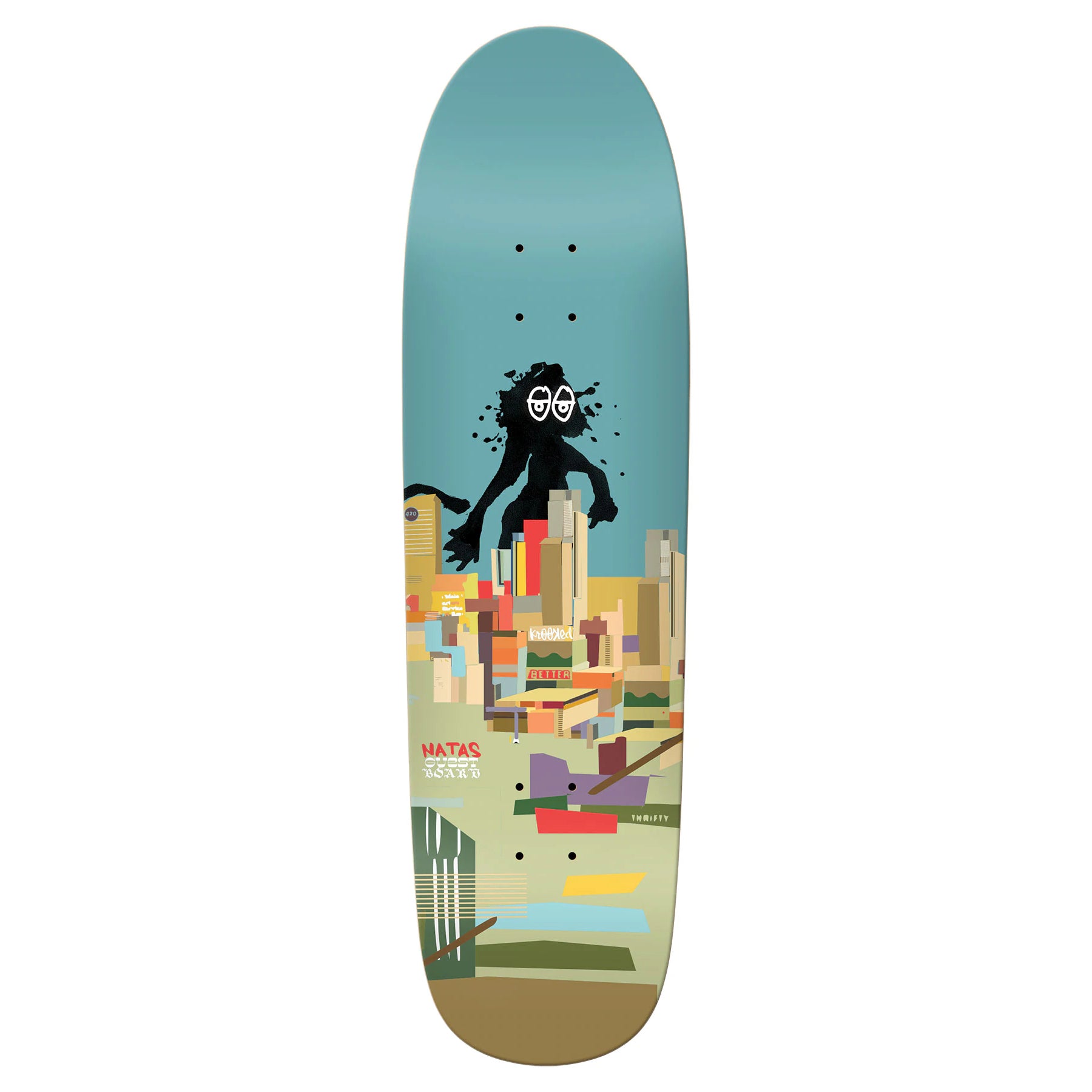 Ray Barbee Natas Art Krooked Skateboard Deck