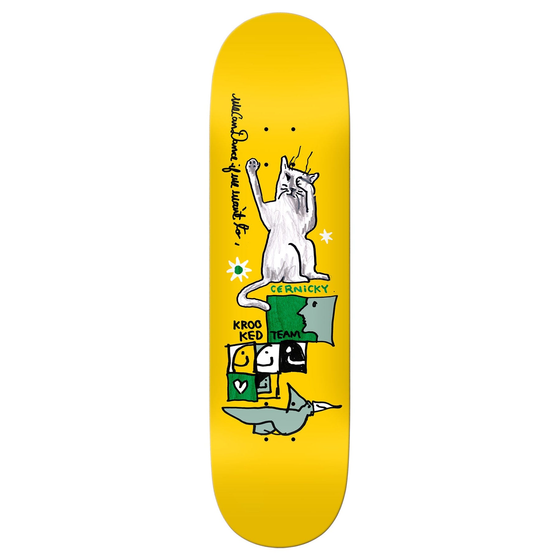 Eddie Cernicky Dance Krooked Skateboard Deck