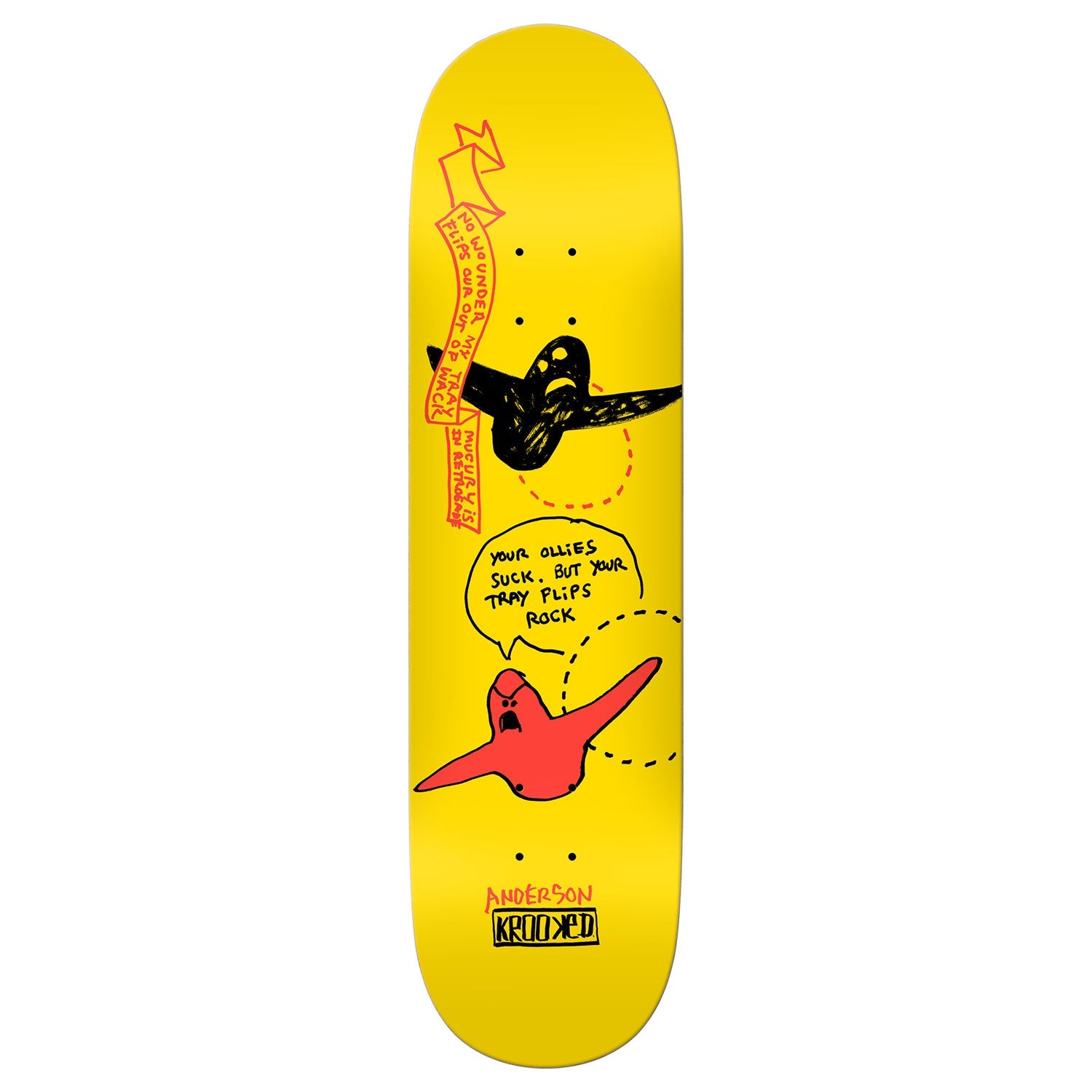 Mucury Mike Anderson Krooked Skateboard Deck