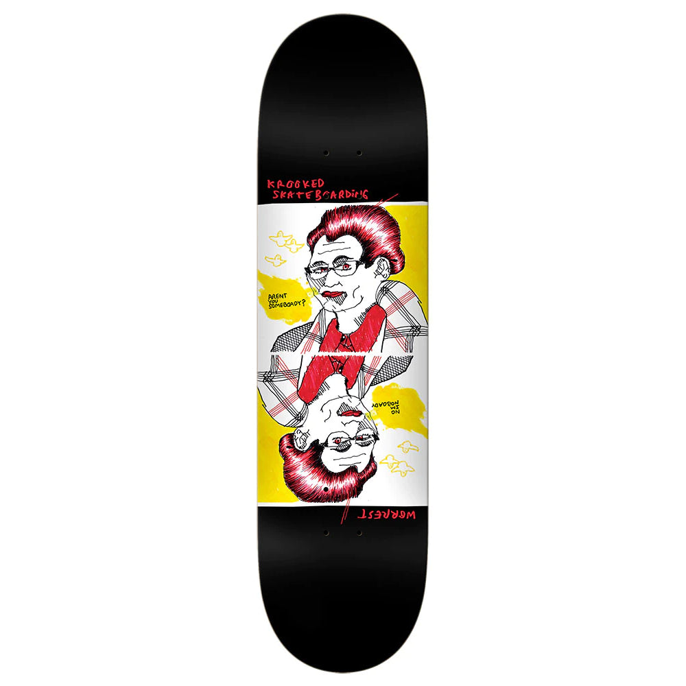 Bobby Worrest Twin Tail Somebody Slick Krooked Skateboard Deck