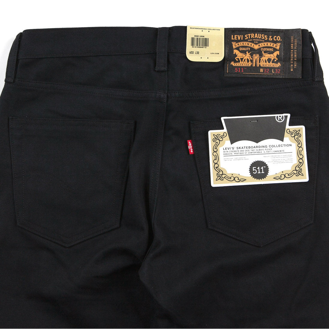 Levi's Skateboarding 511 Slim Jeans - Caviar Bull