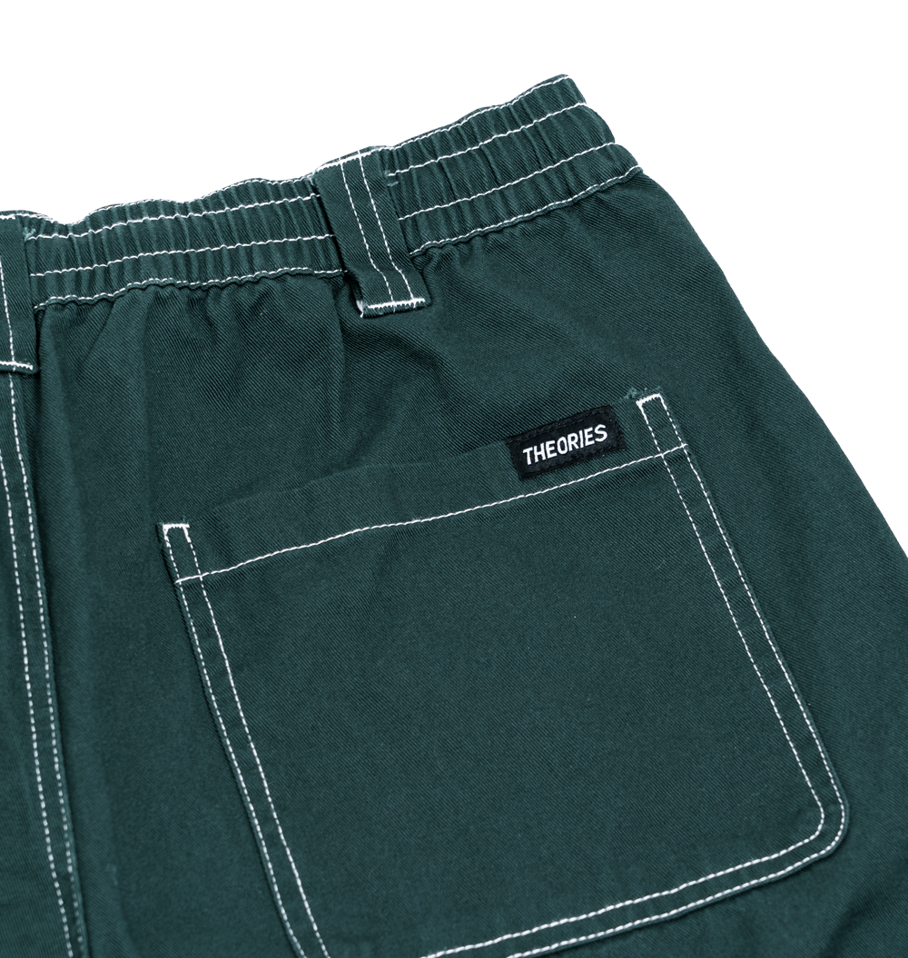 Alpine/Contrast Stitch Theories Stamp Lounge Pants detail