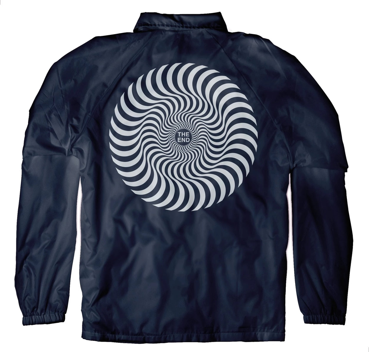 Spitfire Classic Swirl Coaches Jacket - Deep Navy/White