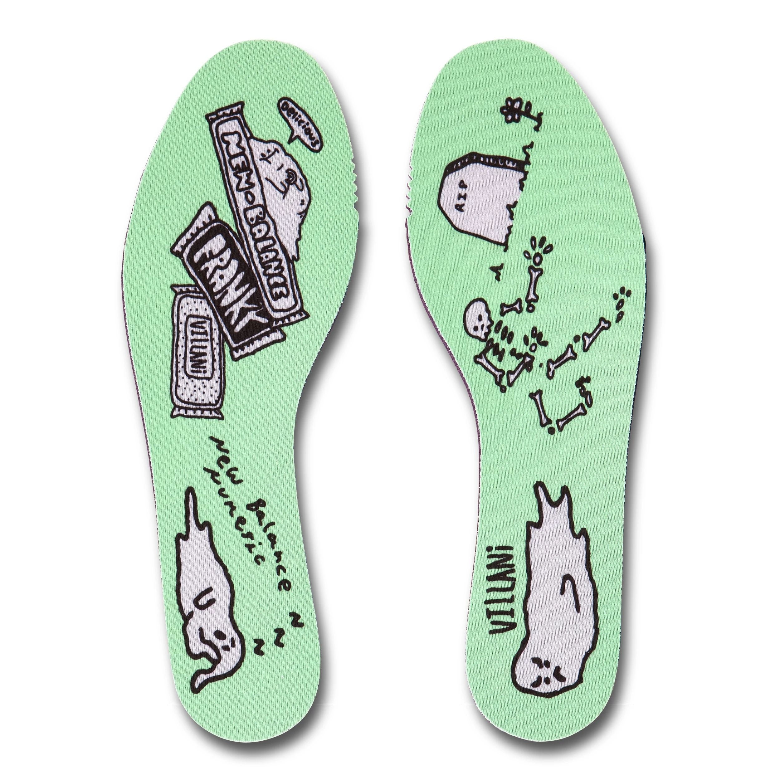 Franky Villani Ghost NM272 NB Numeric Skateboard Shoe Insoles