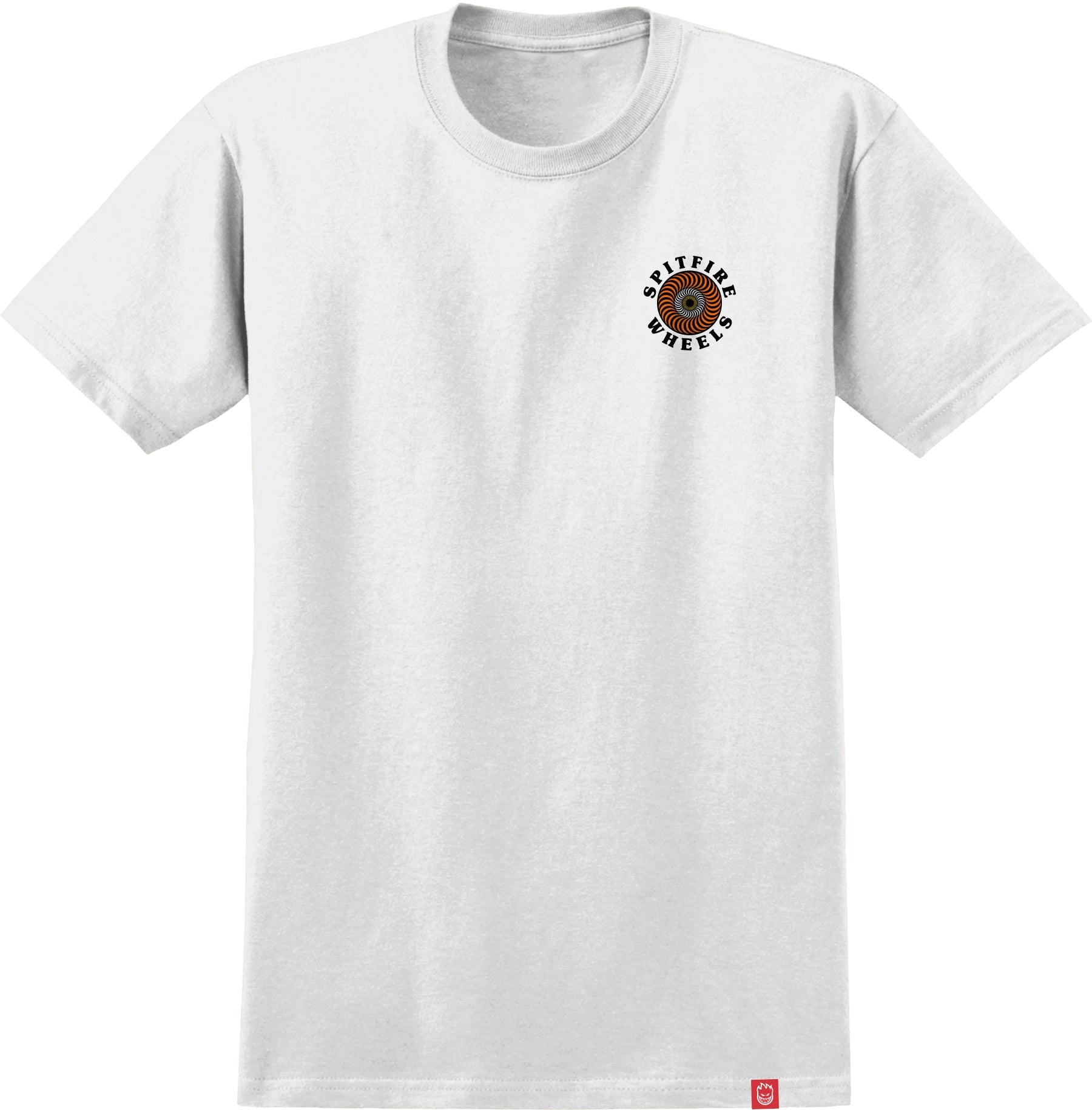 OG Classic Fill White Spitfire Wheels T-Shirt