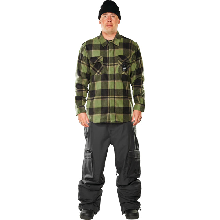 Olive Rest Stop Thirtytwo Flannel Shirt