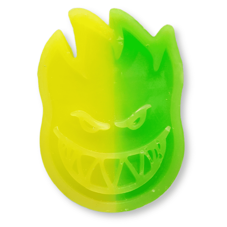 Green/Yellow Spitfire Skateboard Wax