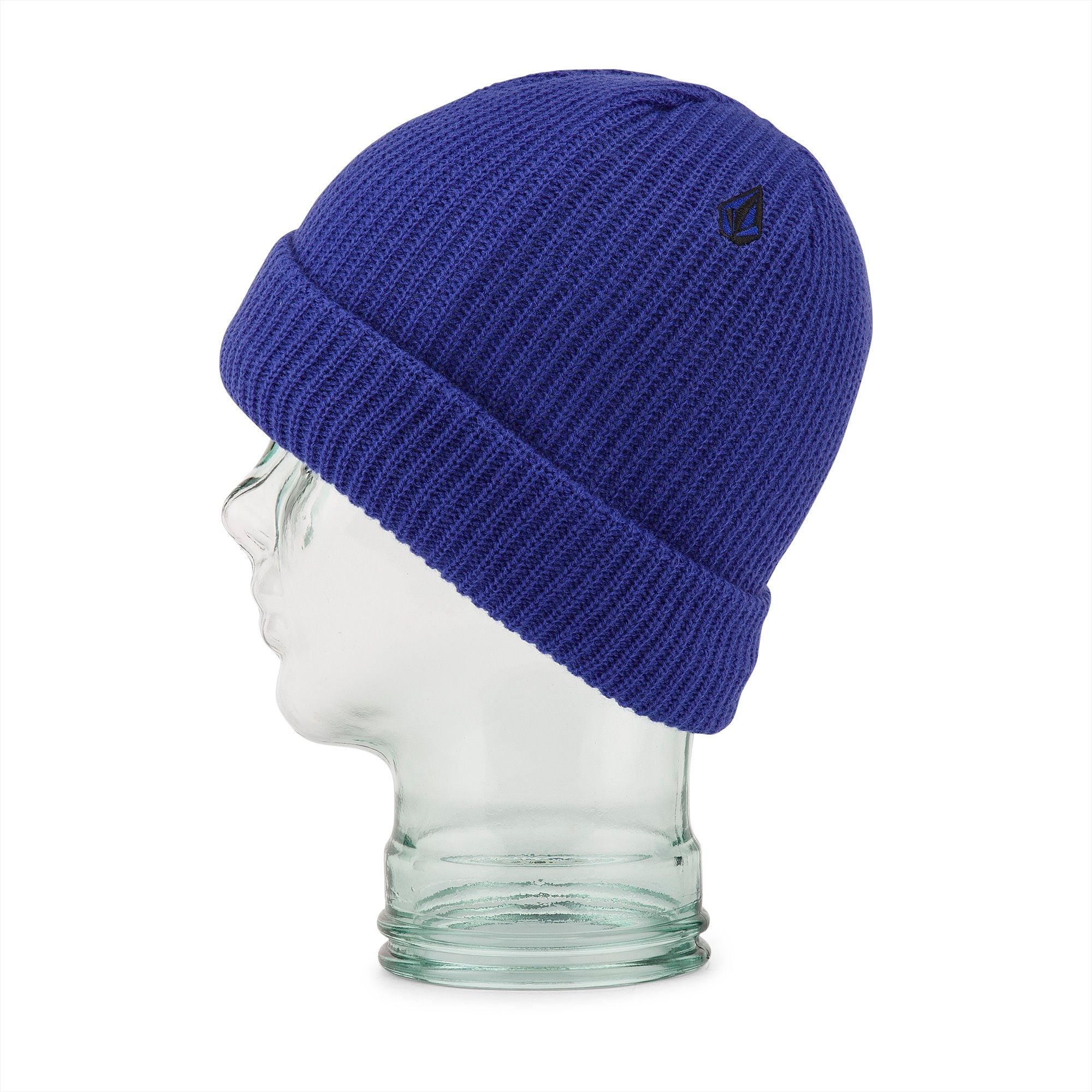 Bright Blue Sweep Lined Volcom Beanie