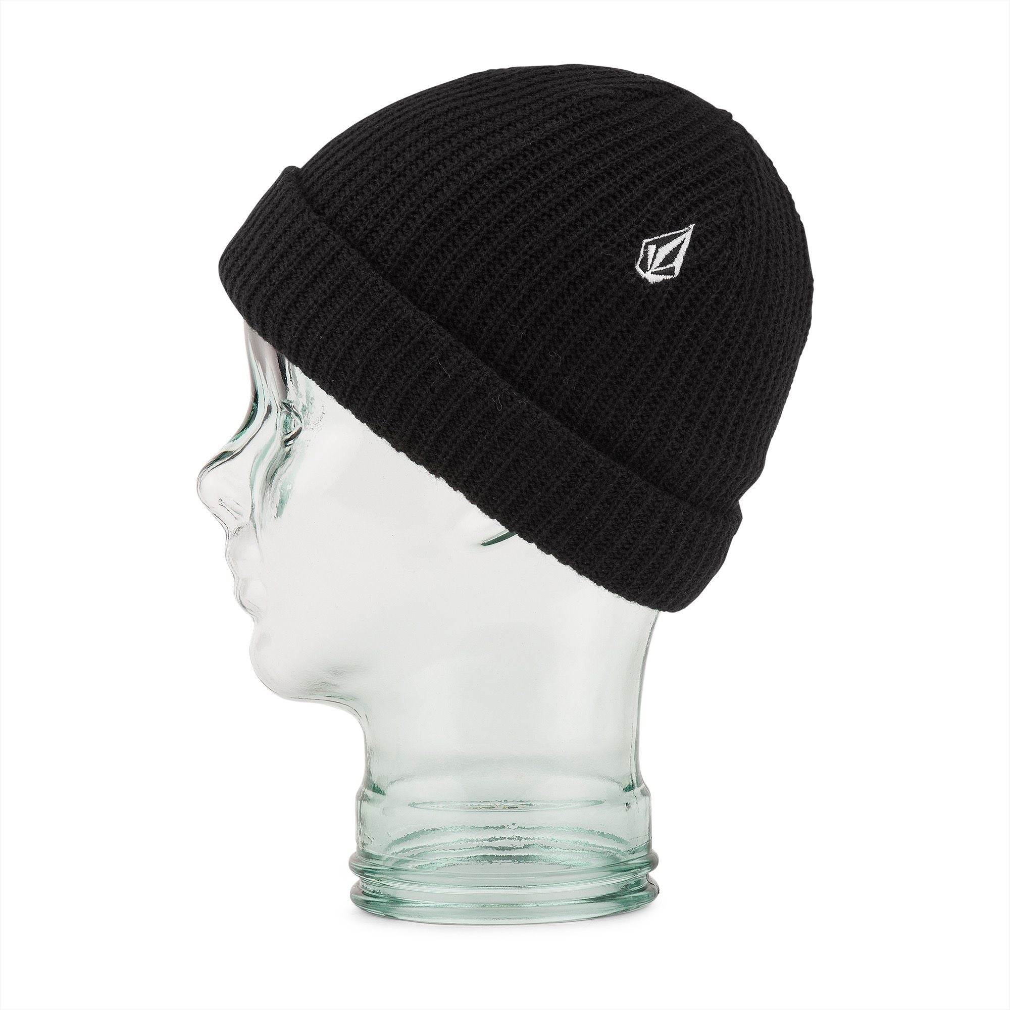 Kids Black Sweep Lined Volcom Beanie