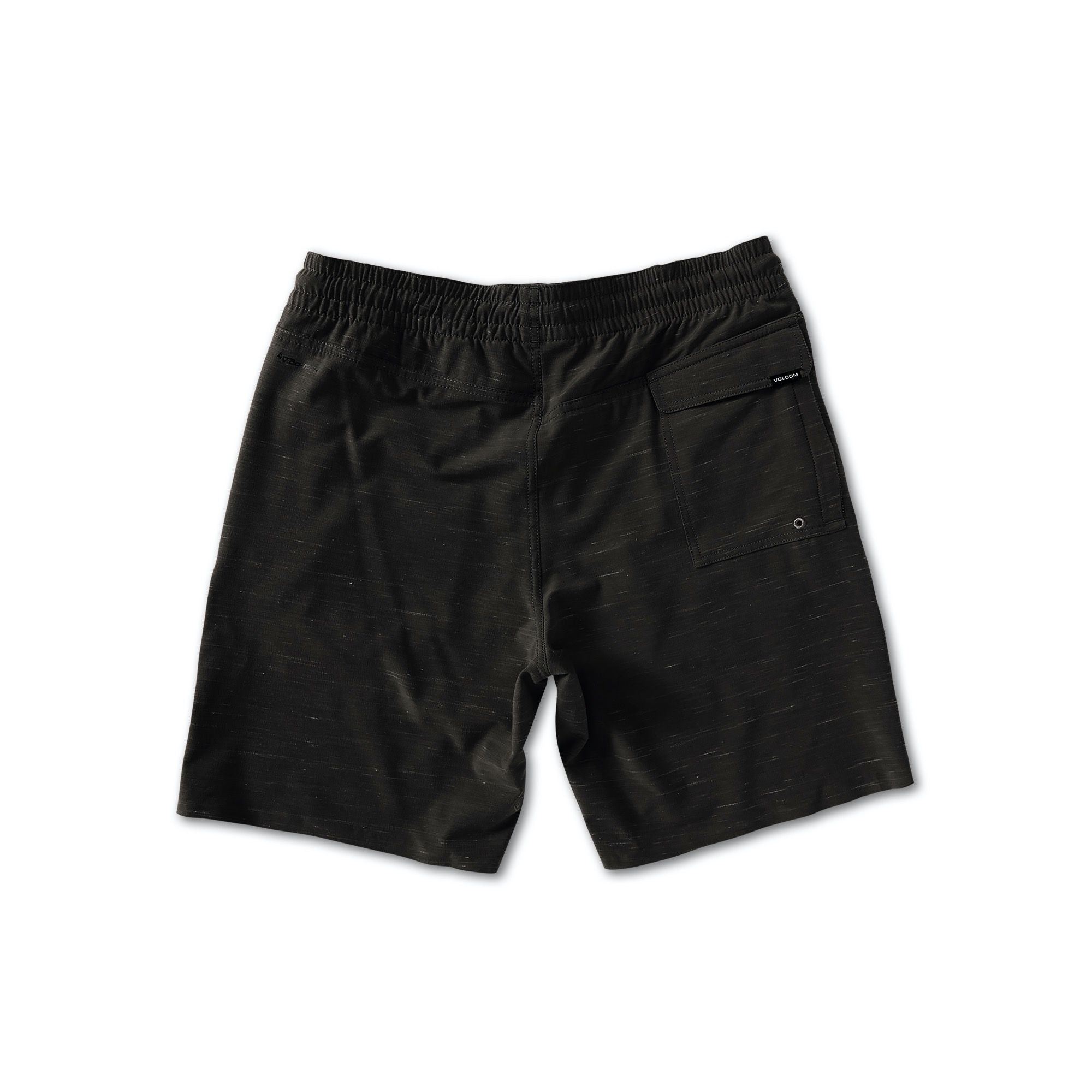 Black Packasack Lite Volcom Shorts Back