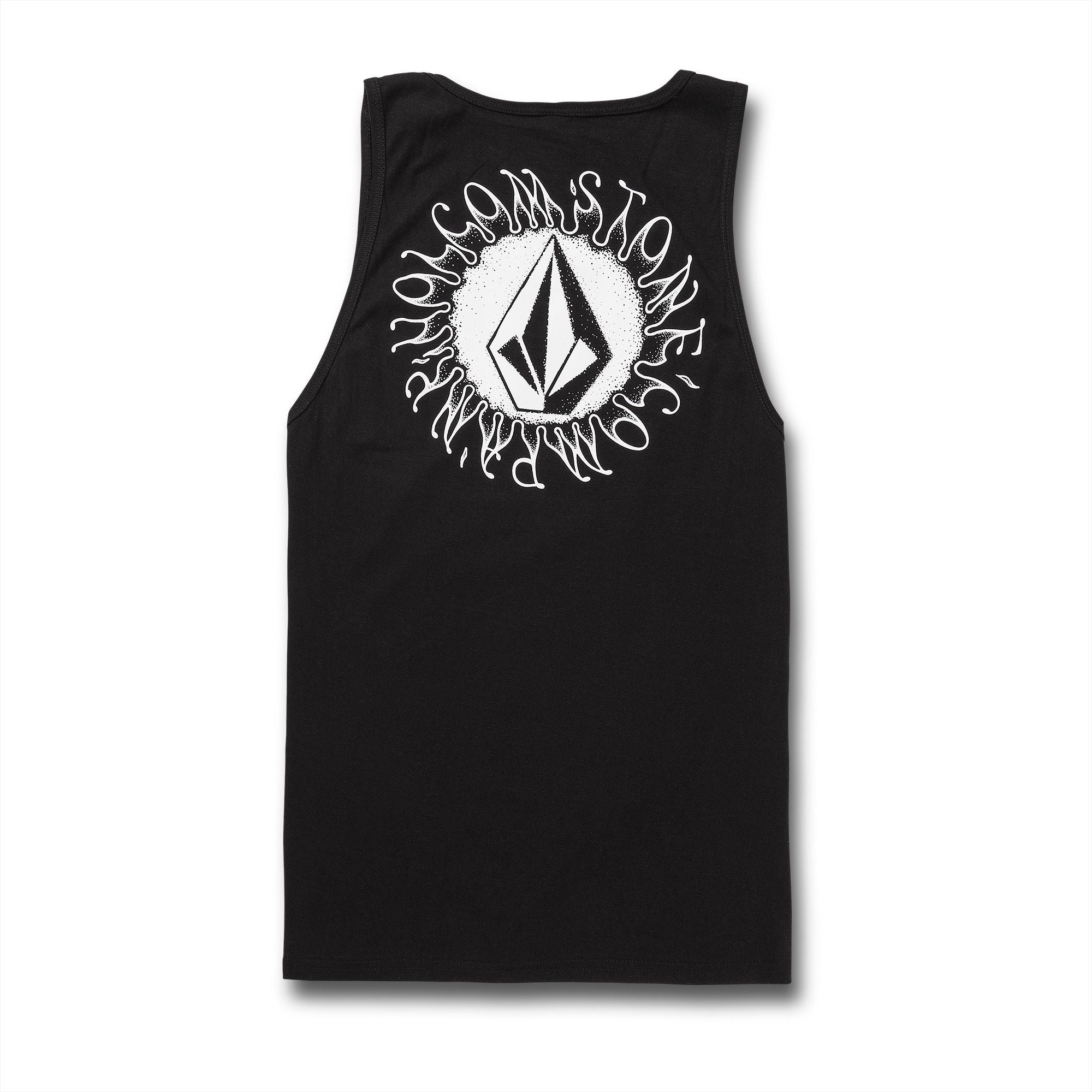 Black Exuder Volcom Tank Top Back