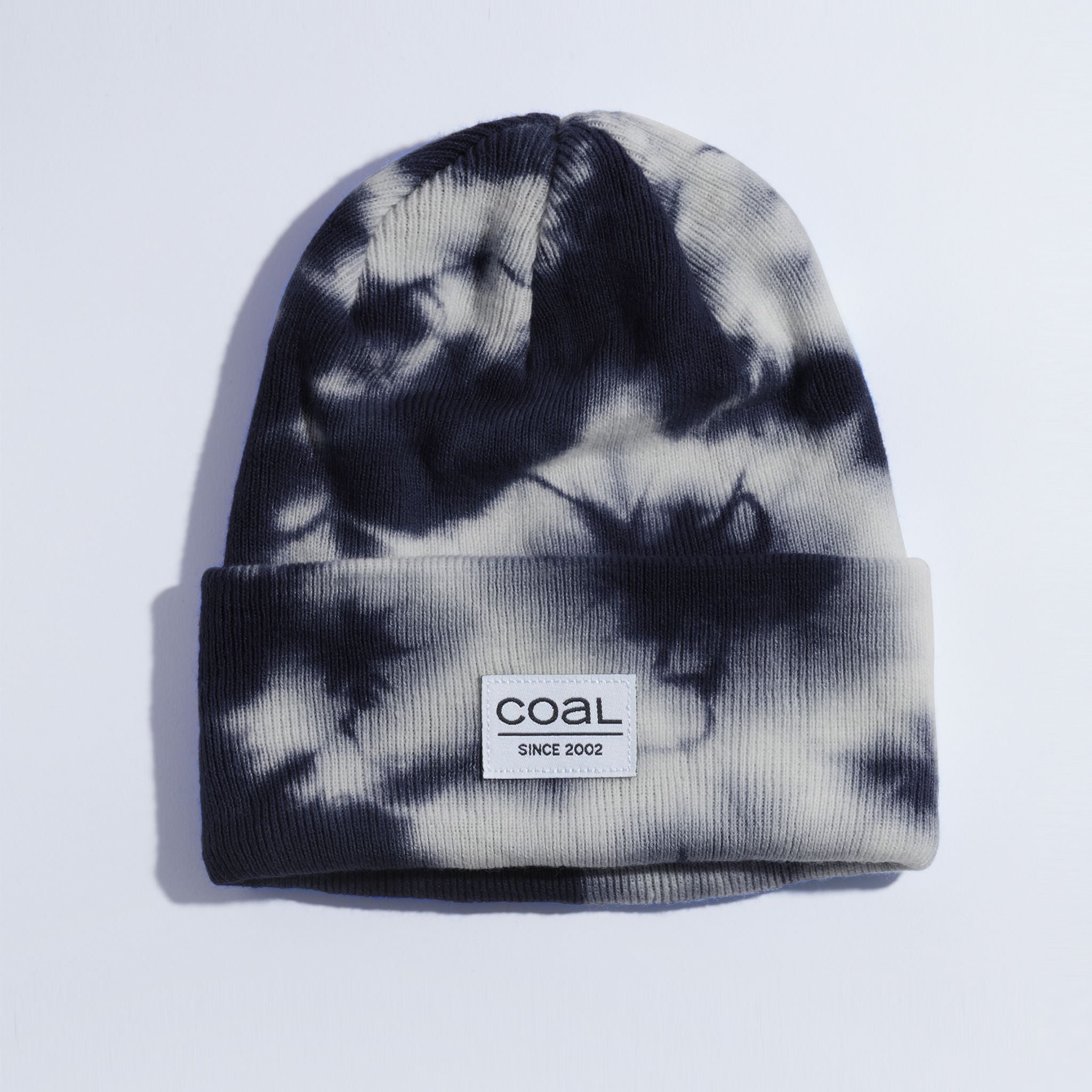 Black/White Tie Dye The Standard Coal Beanie