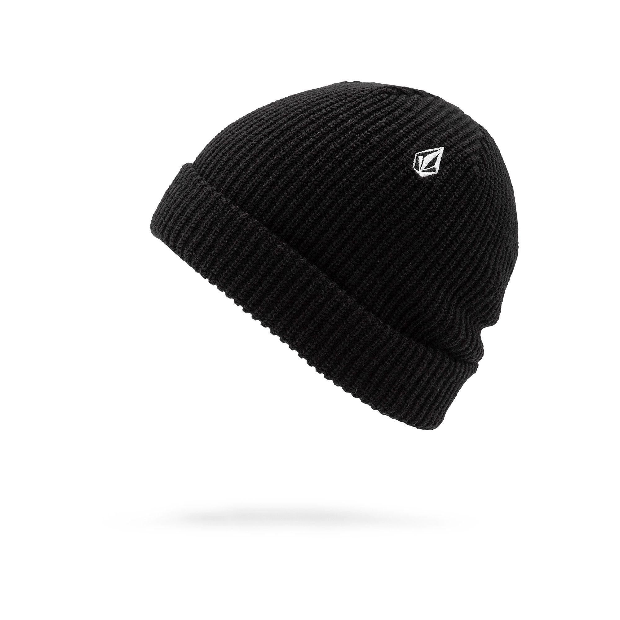 Black Sweep Volcom Beanie Back