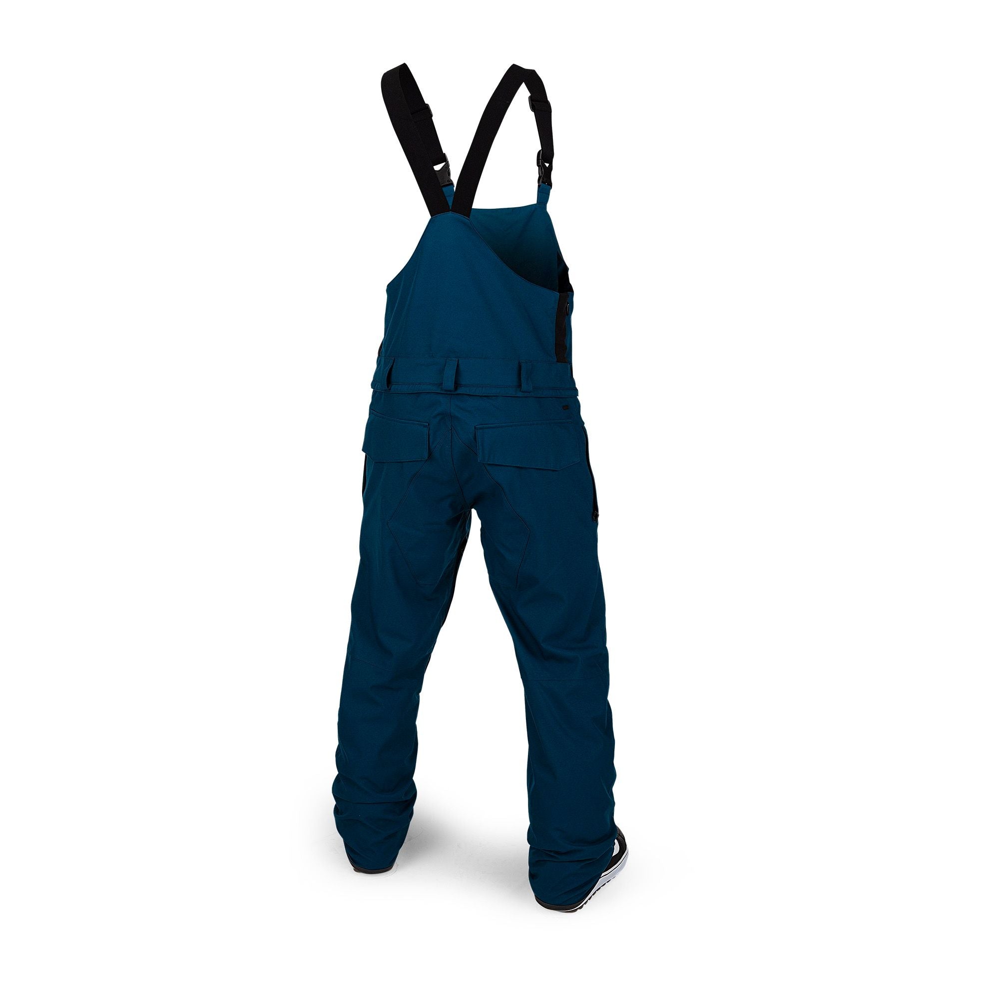 Blue Roan Bib Volcom Snowboarding Overalls Back