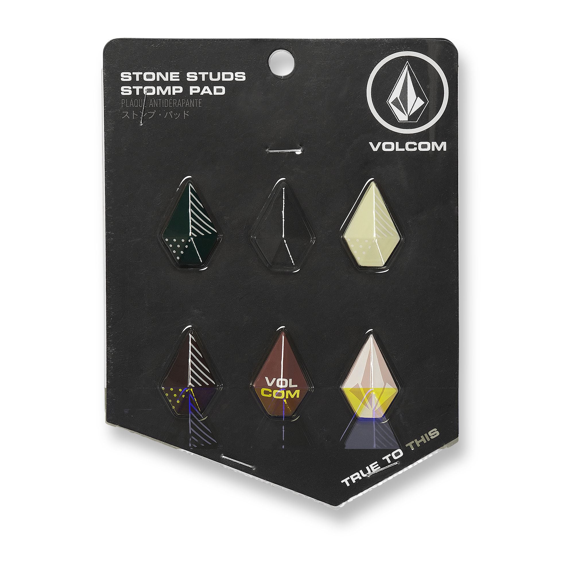 Multi Colored Mini Stud Volcom Stomp Pads