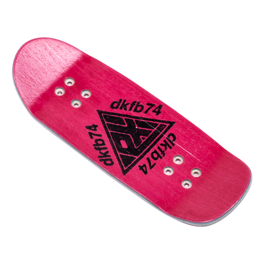 Blue Anoixi Bird Exodus x DK Pool Shaped Fingerboard Deck