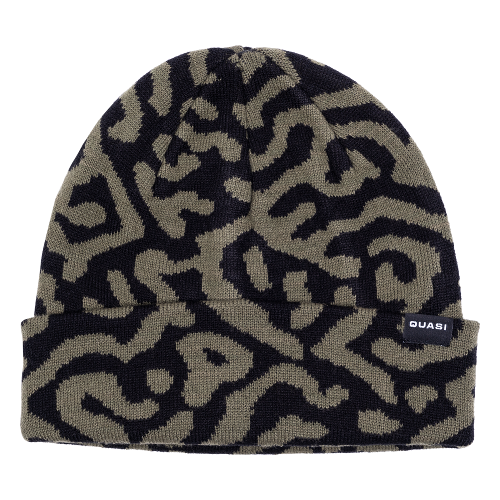 Black Worm Quasi Skateboards Beanie