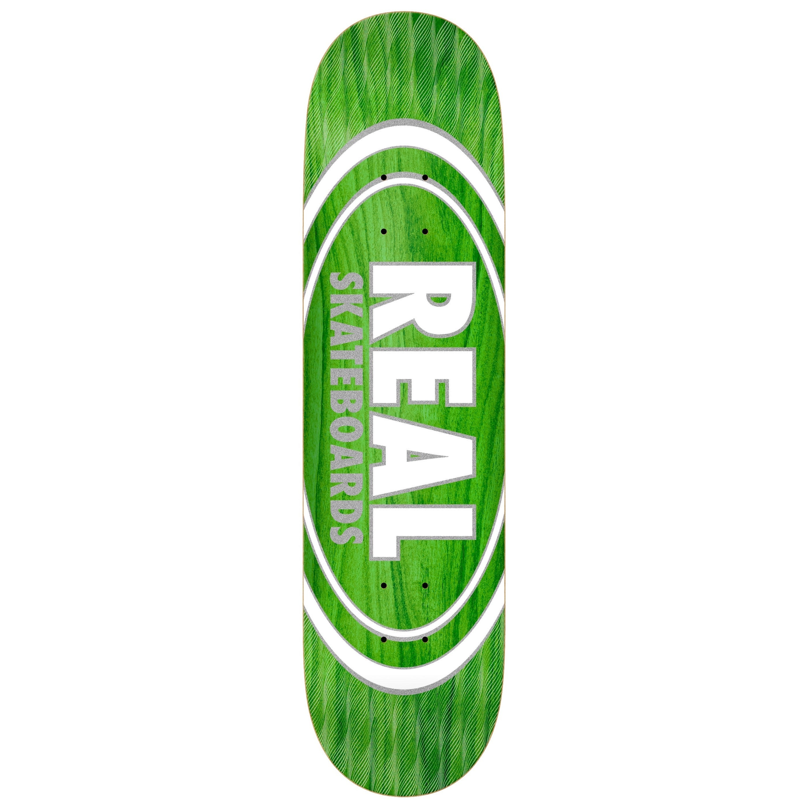 Pearl Pattern Oval Real Skateboard Deck