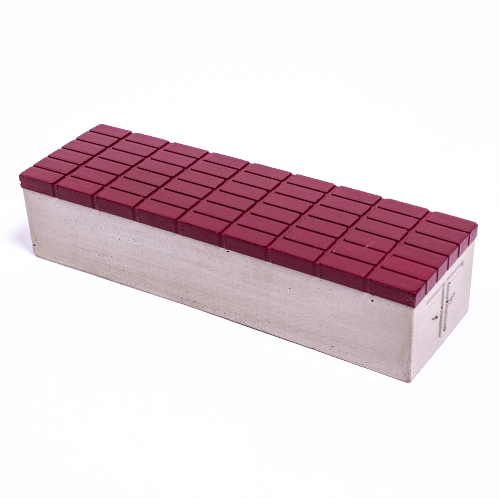 Dark Red Foul Fingers Brick Box