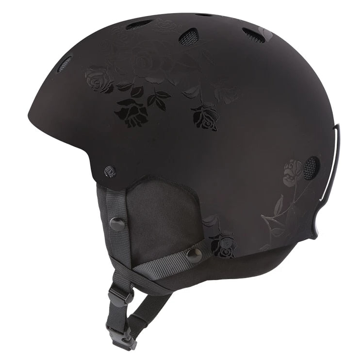 Sandbox Legend Snowboard Helmet - Black Roses